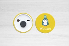 Pinguin met uiltje Pinguin met uiltje